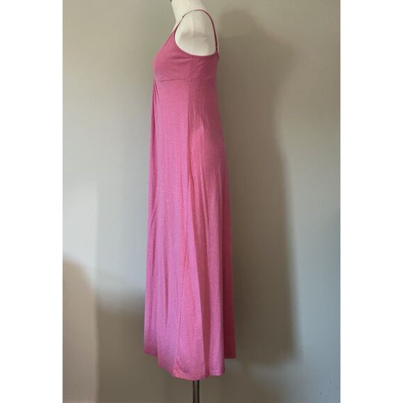 Womens Long Pink Maxi T-Shirt Halter Dress by Xhilaration sz Small - Picture 6 of 7